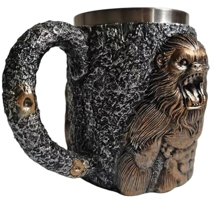 Tasses À Café Originales 40cl En Résine Au Design Singe Pour Décoration De