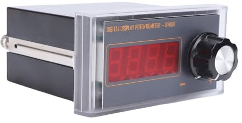 Aolidsive Digitales Potentiometer, 4,7 K Ohm, 2 W, Programmierbarer Geschwindigkeitsregler, Flammhemmendes ABS, Einstellbares Potentiometer für SPS und Frequenzumrichter mit Präziser Messung und