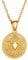 GOLDCHIC JEWELRY Zodiac Sign Cancer Horoscope Necklace, Gold 12 Constellation Coin Pendant For Woman