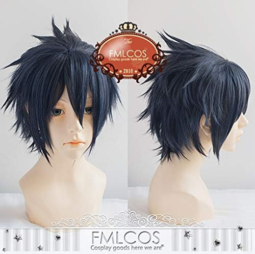 Final Fantasy Noctis Lucis Caelum Cosplay Perücke FF15 XV Hitzebeständige synthetische Haare Cosplay Kostüm Perücken + Perücke Cap