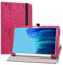 LiuShan pour Samsung Galaxy Tab A7 Rotary Coque,360°Rotation Rotatif étui avec Rabat Stand Support Housse Coque Couverture pour 10.4 Samsung Galaxy Tab A7 10.4 (2020) T500 T505 Tablet,Magenta