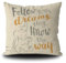 BAGEYOU Kissenbezug Follow Your Dreams Dumbo, dekorativer Kissenbezug für Urlaub, Sofa, Bett, quadratisch, 45,7 x 45,7 cm
