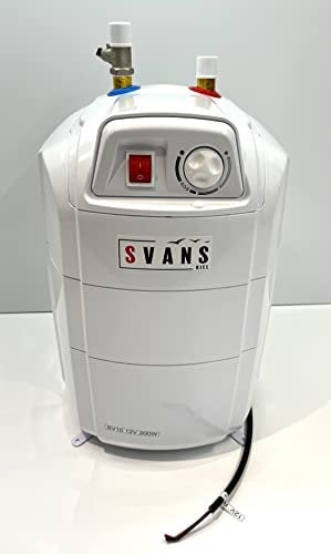 Svans Boiler 12V 10 Litre Hot Water Tank 12Volt SV10 Caravan Camping Solar System Caravan Pressure Resistant