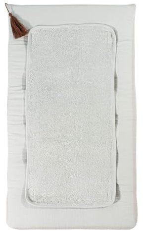 Puckdaddy Wickelauflage Emma - Grau 42x76cm für Wickelbrett