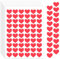 2100 Stück Rot Herz Aufkleber Selbstklebend Heart Sticker Klein Herzform Etiketten für Valentinstag Hochzeit Gästebuch Geschenkbeutel DIY Handwerk Umschlagsiegel Dekoration