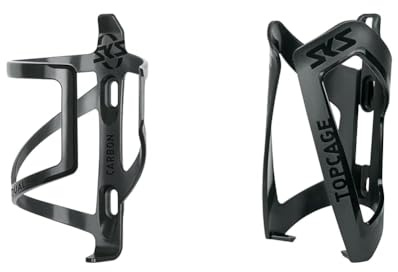 SKS GERMANY DUAL SC RH Flaschenhalter für Fahrräder & TOPCAGE Black Flaschenhalter für Fahrräder