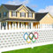 Olympische Flagge,Olympische Ringe Banner Dekorationen,Olympische Spiele Flagge Banner Für Olympia Dekoration Flagge, Bars, Party, Haus Garten,Innen- Und Außendekoration (270 * 40cm)