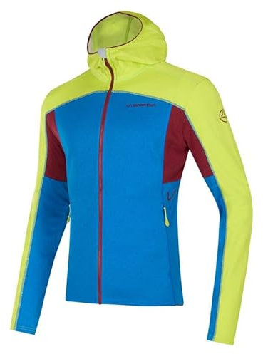 Cosmic Hoody Men electric blue/lime punch (634729) L