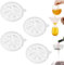 4 Pcs Plastic Nylon Fine Mesh Strainer, 200/300/400/450 Mesh Food Filter Strainer, Ultra Fine Mesh Strainer Sieve, Reusable Kitchen Sieve Fine, with Hole Hanging, for Soy Milk, Tea, Juice, Coffee