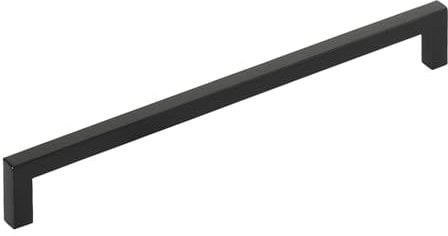 SOTECH 10 Stück Möbelgriffe E8 BA 320 mm Edelstahl SS201 schwarz matt brüniert, Kommodengriffe/Bügelgriffe für Küche Bad und mehr
