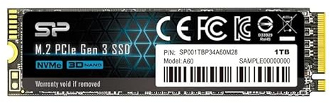 Glowster SSD M.2 PCIe Gen3x4 NVMe 1TB - Schneller und effizienter Speicher zur Verbesserung der Leistung von PC und Laptop.
