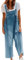 Salopette Donna Jeans Monopezzi Overall Casual Tuta Intera Gamba Larga Morbida Jumpsuit Regolabile Cinghie Playsuit Leggera Salopette Premaman Senza Maniche Oversize Con Tasche Pantaloni in Denim