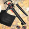 Aspirapolvere e soffiatore per foglie portatile, aspirapolvere elettrico al litio da 40 V, soffiaggio e aspirazione 2 in 1, spazzatrice per giardino, giardino, prato, soffiatore per foglie, doppia b