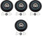 Sharplace Lot de 4 roulettes de support de tambour de sèche-linge pour machine à laver, remplacement par 3 anneaux, pièces W10314173 WPW10314173 AP6019303