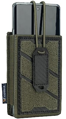 IDOGEAR Tactical Handytasche Molle-Magazin-Taschen Universal Dienstprogramm Smartphone Holster Tasche Outdoor EDC-Gürteltasche für Handys bis zu 6,7 Zoll 500D Nylon