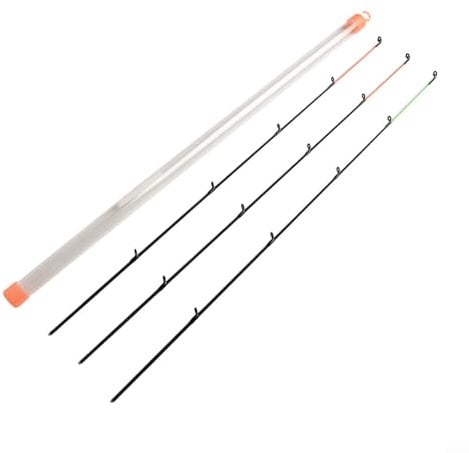 Feederrute Top Tip Abschnitt Fast Action Carbon Fiberglas Ersatzspitzen für Karpfenangeln, extra harte Konstruktion, 51–53 cm Länge