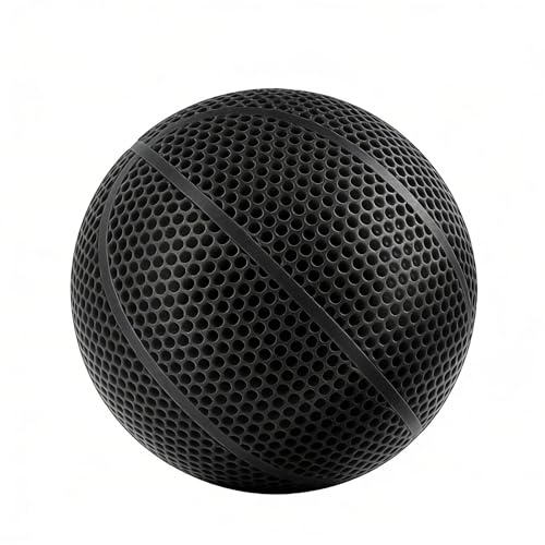 Herfair Airless Basketball Größe 7, 3D Druck Basketball Outdoor, Prallt Wie EIN Normaler Ball, Kreativität Geschenke für Kinder und Freund