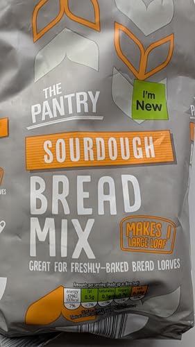 Sourdough Bread Mix, 500g, Makes 1 Large Loaf, Vegetarian | White bread mix with wheat sourdough, easy home baking for a freshly baked loaf