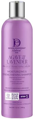 Design Essentials Bain Hydratant pour Cheveux Agave et Lavande Naturels - 354 ml (étape 1)