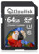 Cloudisk Carte mémoire SD SDXC UHS-I 64 Go – C10, U3, V30, 4K UHD, carte SD