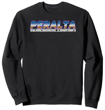 80er Jahre Vintage Peralta Skateboard Company Logo Plain Sweatshirt