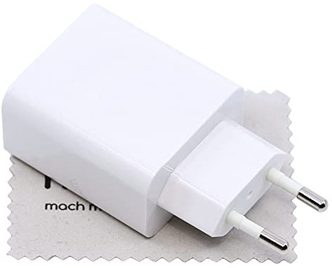 Ladegerät für Original Huawei HW-100400E01 40W für Huawei P40 Pro, P40 Lite, P50 Pocket, P30 Pro, Honor V30, Mate 40 Pro/30 Pro/20 Pro, Nova 7Pro/7SE/6/7i/Y90 (ohne Kabel) mit mungoo Displayputztuch