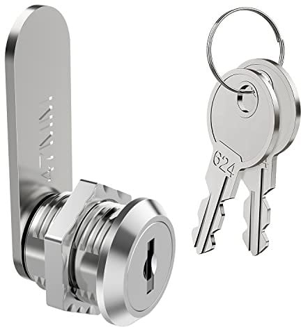 VOCIBO® Briefkastenschloss 16mm, Schrankschloss, Schrankschloss mit Schlüssel, Möbelschloss, Spindschloss, 16mm Drawer Lock, Hebelschloss für Briefkästen, Schranktüren, Möbel verwendet