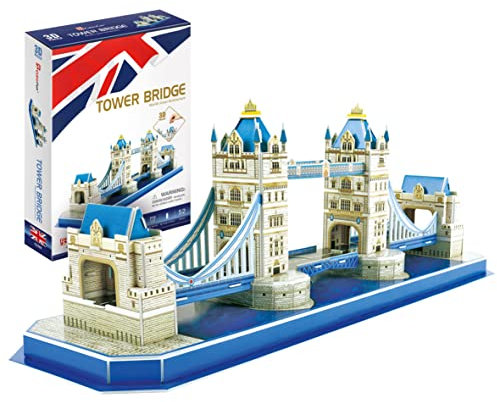 Party town 3D-Puzzle - Tower Bridge of London, London-Puzzle, Puzzles für Erwachsene und 3D-Puzzle, Kinder, Bauspiele, 3D-Puzzle für Kinder von 8 Jahren.