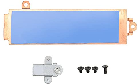 M.2 2280 SSD Heatsink Cover for Alienware m15 R5 R6 G15 5510 5511, with Bracket, Aluminum Alloy.