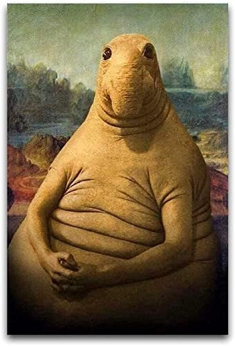 TSALF Poster Kunstdrucke Kein Rahmen Zhdun Waiting Meme Moderne Kunst Poster Kunstwand Leinwand Wohnzimmer Arbeitszimmer Hotel 30x50cm