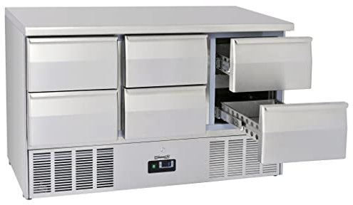 Casselin Saladette 6 tiroirs GN 1/1