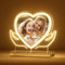 Bemaystar Personalisierte Geschenke Frauen Herz Neon - Personalisierte Lampe mit Foto und Widmung, Geschenke für Mama, Jahrestag Geschenk, Partner Geschenke, Fotogeschenke 25x15cm