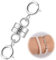 Huiguli 925 Sterling Silver Necklace Clasp and Closures, Silver Mini Magnetic Jewelry Clasp Connector for Bracelets Chain Extender, Silvery