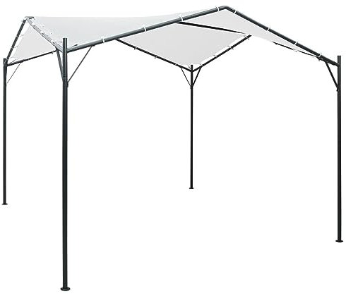 ARKEM Gazebo Pergola Con Telo Impermeabile Richiudibile E Struttura Rettangolare In Acciaio Inossidabile Ad Alta Densità, Per Arredo Giardino, Terrazzo e Attività Commerciale,Gazebo da Giardino 3x3x2,
