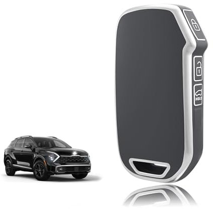 TOOMUME Schlüsselhülle TPU, Autoschlüssel Hülle Passt für Kia Sportage Ceed XCeed Proceed Sorento Tonic NIRO Rio Stinger Seltos Soul K3 K5 K8, Schlüsselcover Schutz Schlüsselgehäuse - Smart Key