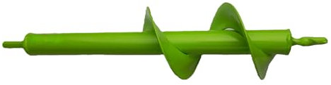 WERHE Coclea per trapano 100 mm Ø, 450 mm lunghezza - Coclea da giardino per avvitatore a batteria per piantare, fiori e scavare buche - Strumento di scavo per il giardino
