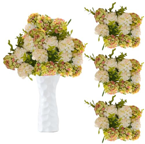 astylishome Faux Flowers Artificial Fake Faux Daisy Silk Flowers Wildflowers Outdoor UV Resistant Greenery Shrubs Plants Indoor Outside Hanging Baskets Planter Home Garden Decorating 4219
