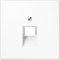 Jung 1fach Abdeckung UAE-/IAE-/ISDN-Steckdose Weiß LS969-1UAWW