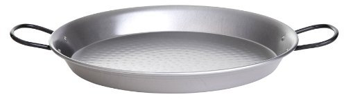 PaellaWorld 11301 Paella-Pfanne Stahl poliert Durchmesser 42 cm