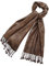Nella-Mode Edler & Eleganter Schal, Stola; - Florales Muster; - Farbe: Braun