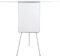 Bi-Office Chevalet de Conférence Trépied Easy, Magnétique, Gris, Cadre Aluminium 70X100 cm, Paperboard avec Deux Bras Extensibles