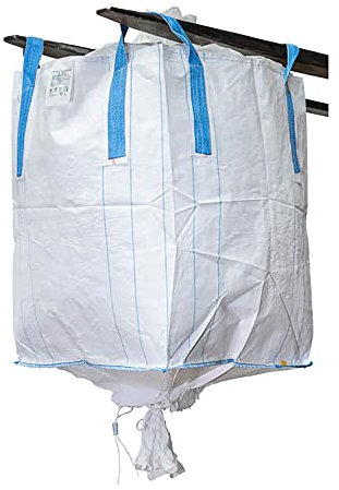 10 Stück Bigbag Typ SCHAL 90x90x115cm SWL 1.500 kg mit Auslaufstutzen