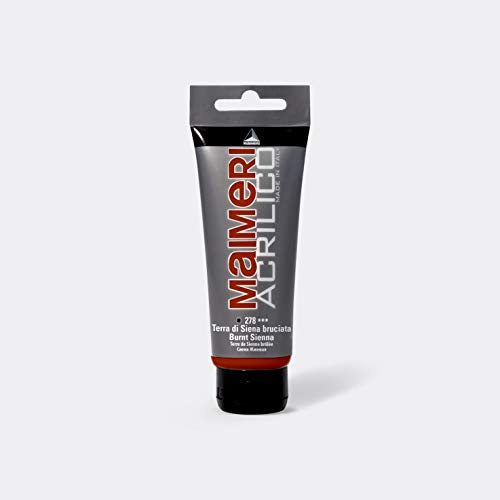 Maimeri ACRILICO Künstler Acrylfarbe 75 ml Burnt Sienna