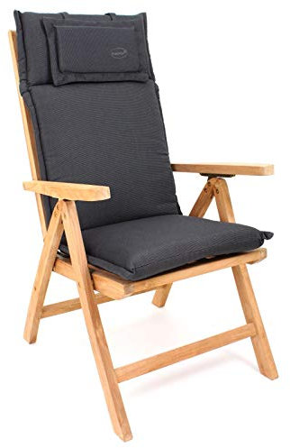 ROG garden-line AU73: Auflage FÜR HOCHLEHNER 119 x 46 cm - ANTHRAZIT