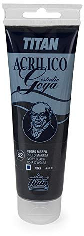 ACRÍLICO GOYA ESTUDIO NEGRO MARFIL 125 ML Nº 82