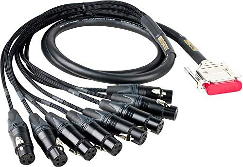 Mogami Gold DB25-XLRM-05 Analog Recorder Interface Cable, 8 Channel, DB25 to XLR-Male, 05 ft.