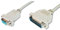 DIGITUS câble parallèle pour imprimante - D-Sub 25 à D-Sub 9 - mâle à femelle - 3.0m câble de raccordement - Beige