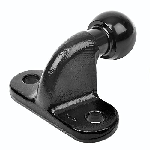 Timtina Anhängerkupplungskugel 50mm 3,5t 90 C gewinkelt (3500 kg, schwarz 90 C gewinkelt)