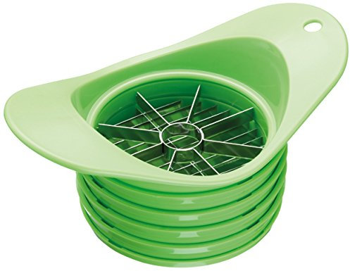 KitchenCraft Healthy Eating 4-in-1 Fruit and Vegetable Slicer / Cutter / Dicer, Green