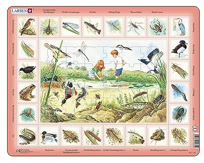 Larsen NA3 Rahmenpuzzle Am Teich 48 Teile